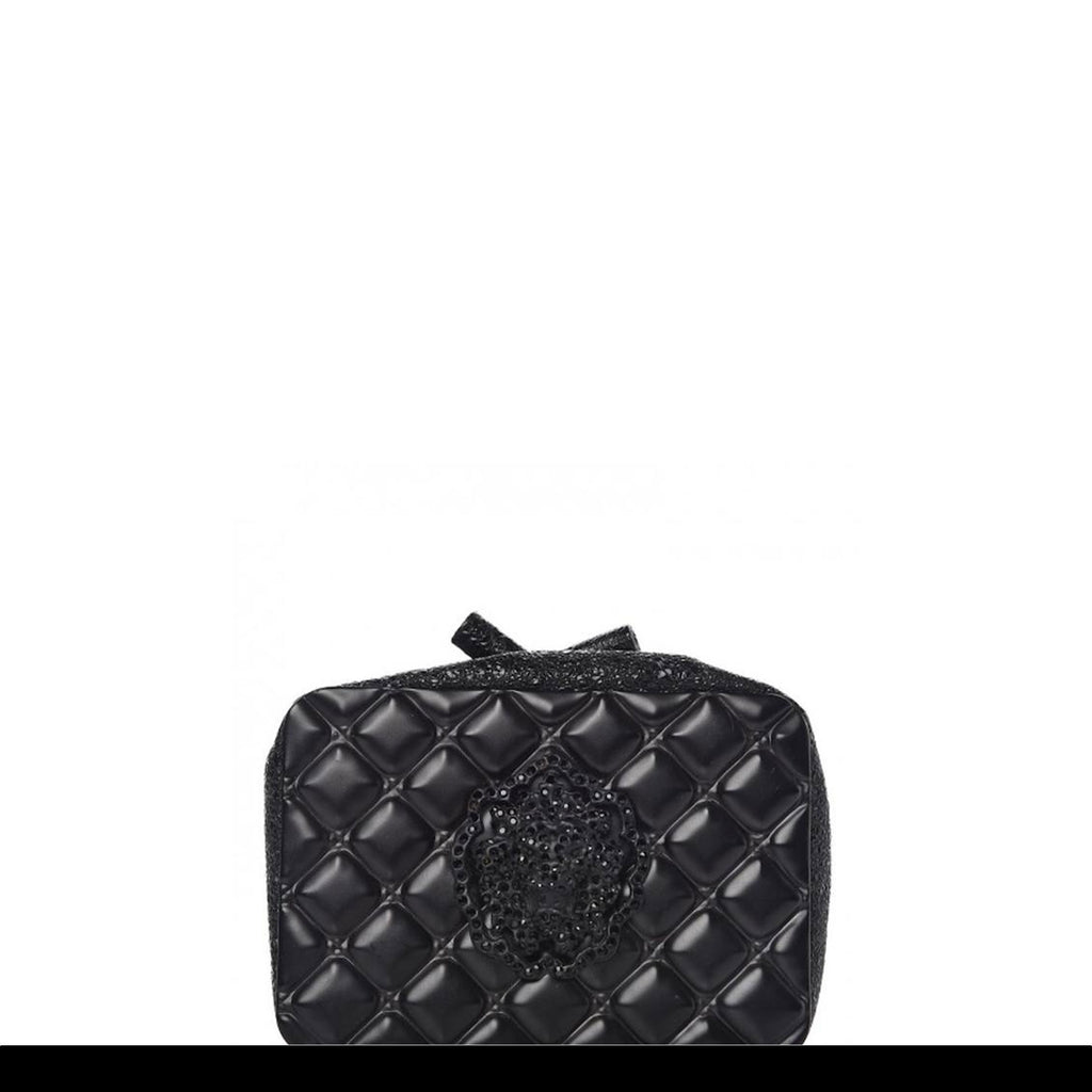 Chanel Minaudière Moscow Leo Runway Rare So Black Charcoal Grey Metal Clutch