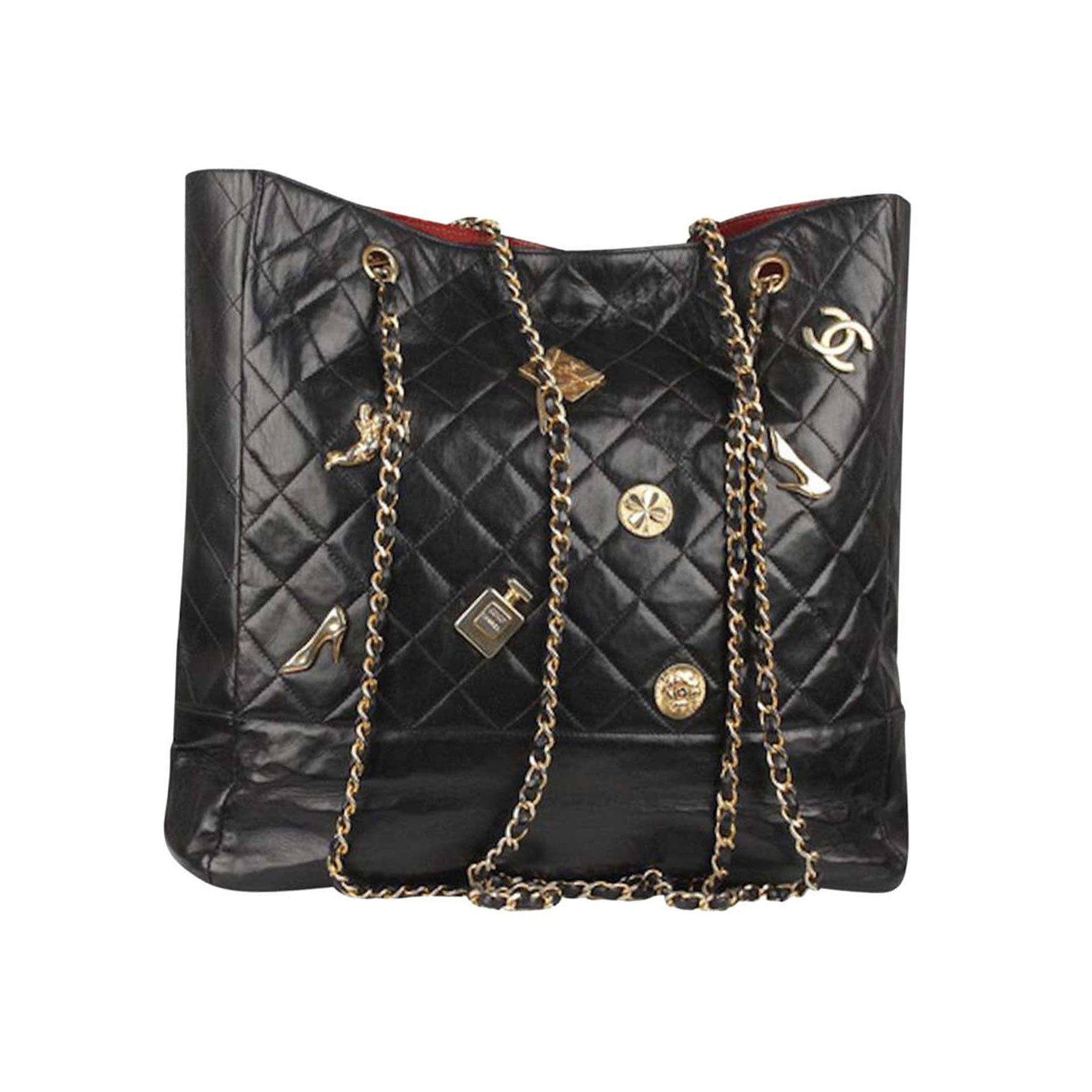 Chanel Timeless Bag Rare Vintage 90's Limited Edition Lucky Charm Blac –  House of Carver