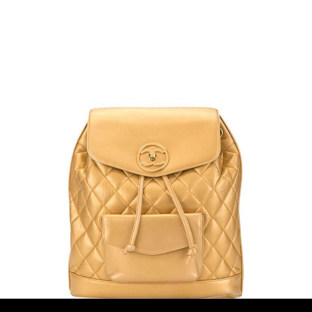 Chanel Green Chevron Pattern Cruise Coco Cuba Collection Backpack – House  of Carver