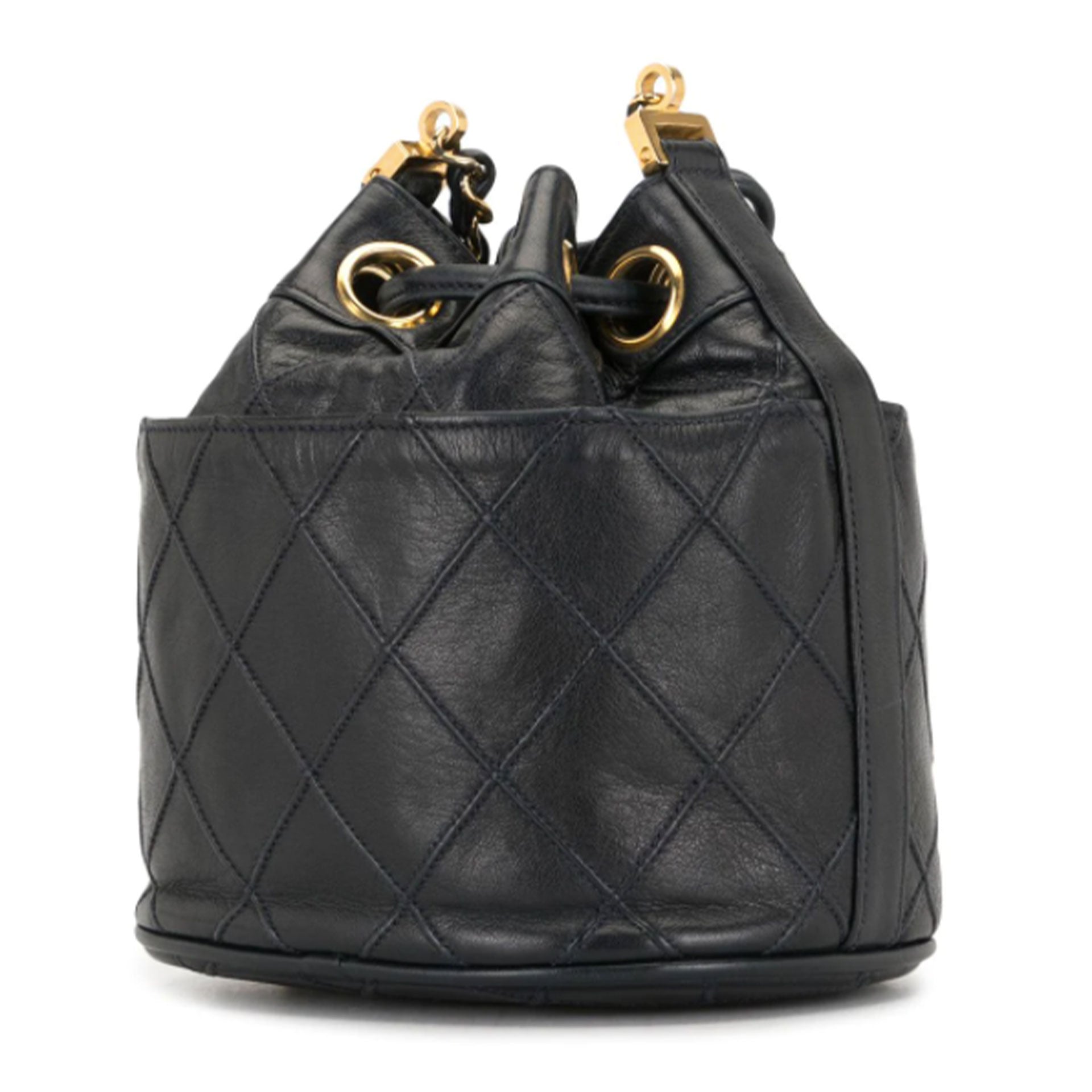 Chanel Mini CC Drawstring Bag  Neutrals Bucket Bags Handbags  CHA900031   The RealReal