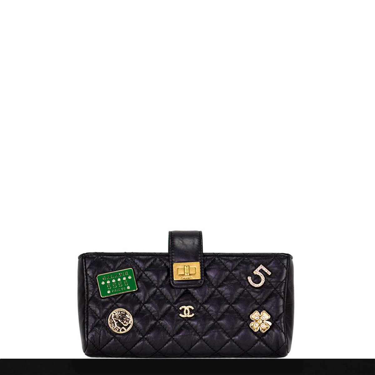 Chanel Lucky Charms Reissue Chain Phone Holder Crossbody Bag Quilted at  1stDibs