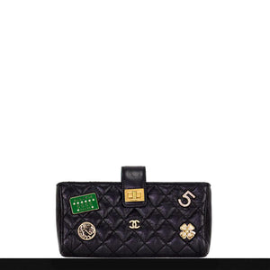 Chanel Black Lucky Charms Reissue Phone Holder