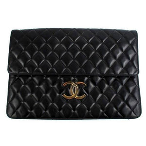 Chanel Rare Jumbo Maxi XL Vintage Classic Flap Giant Clutch Briefcase –  House of Carver