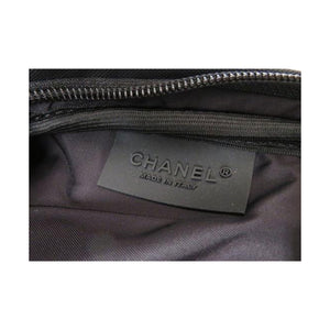 Chanel Canvas Tennis Racquet Cover Black Nylon Bag