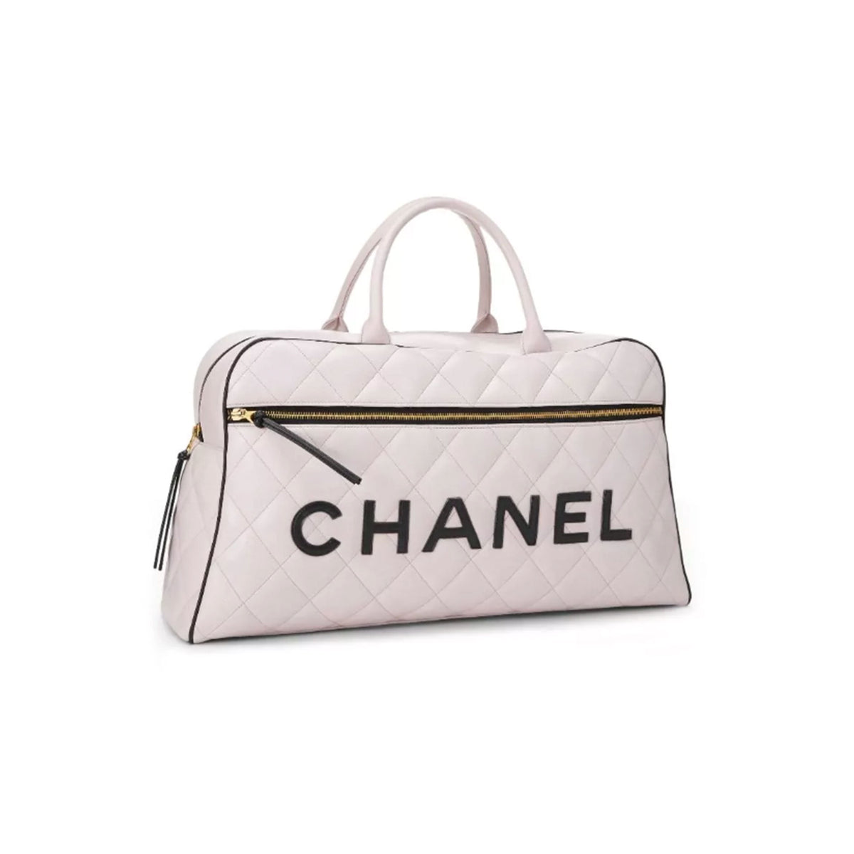 Chanel Vintage Timeless Logo Letters Tote