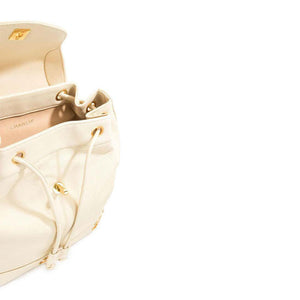 Chanel Vintage 90’s Beige Cream Triple CC Backpack
