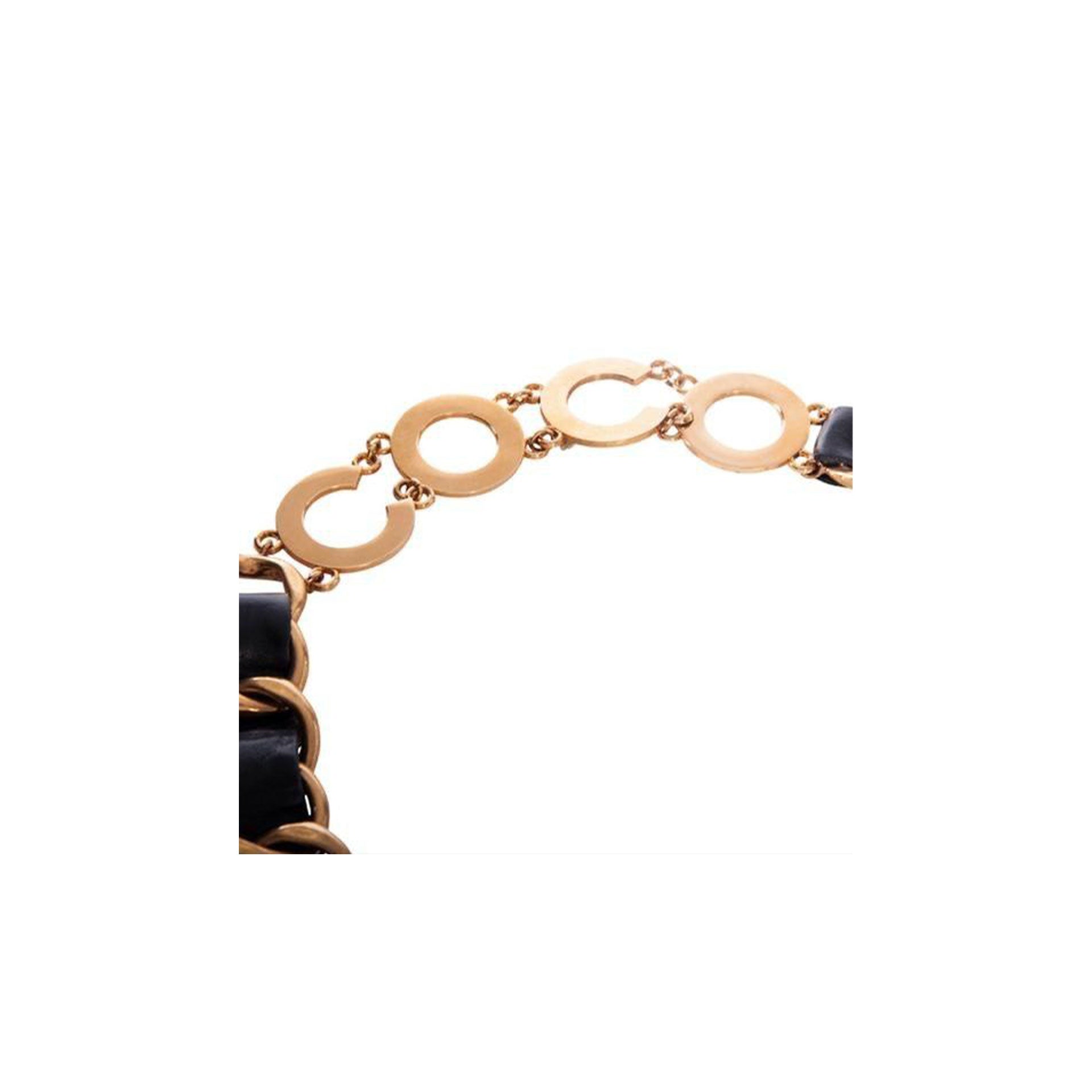 chanel choker chain necklace