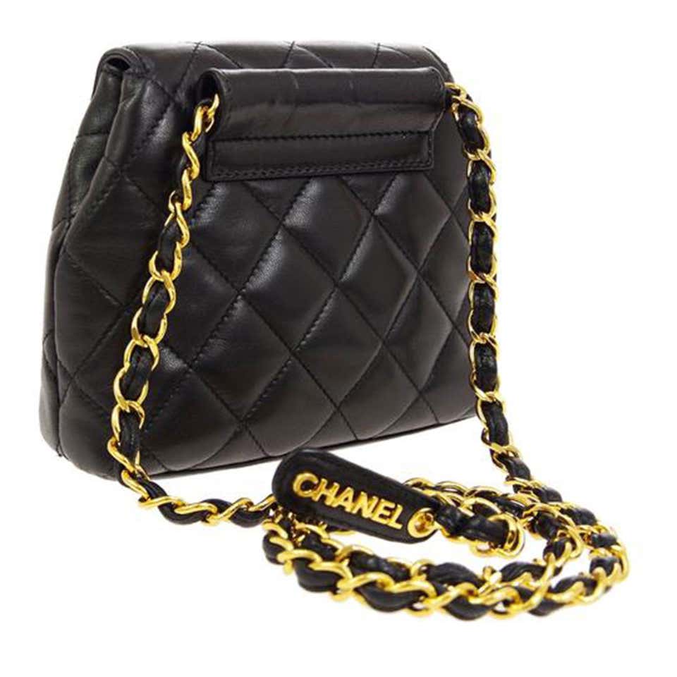 Chanel Classic Single Flap Micro Bum Belt Bag Lambskin Leather – l'Étoile  de Saint Honoré