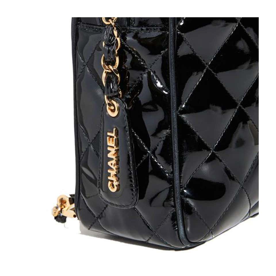 Vanity patent leather handbag Chanel Black in Patent leather - 26129807