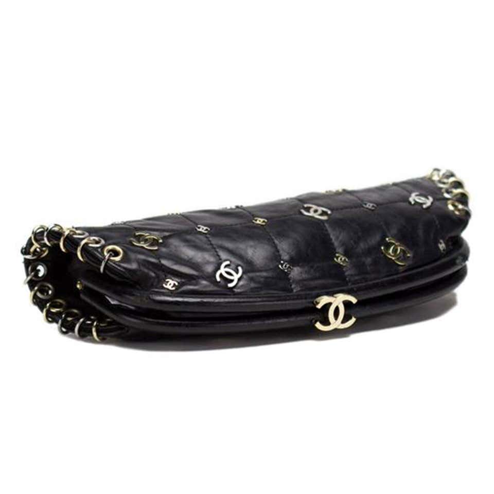Leather clutch bag Chanel Black in Leather - 30203008