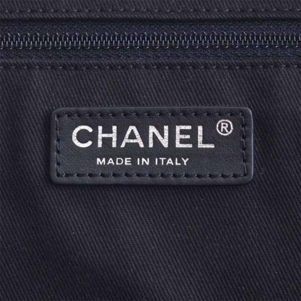 CHANEL Shoulder Bag Precision Pile Magnet Flap Black and White