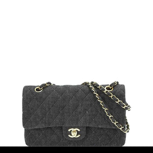 Chanel Black and Silver Printed Lambskin Mini Classic Flap Ruthenium Hardware, 2022, Womens Handbag
