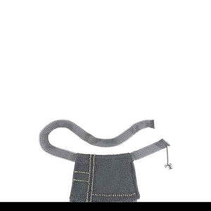Chanel Waist Vintage 90's Spring Mesh Belt Bum Fanny Pack Cross Body Chain Bag