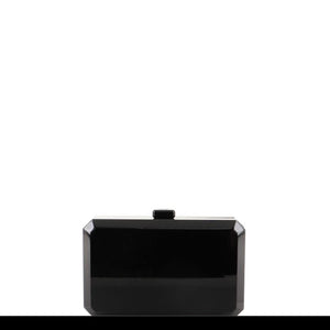 Chanel Small Vintage Black Plexiglass Clutch