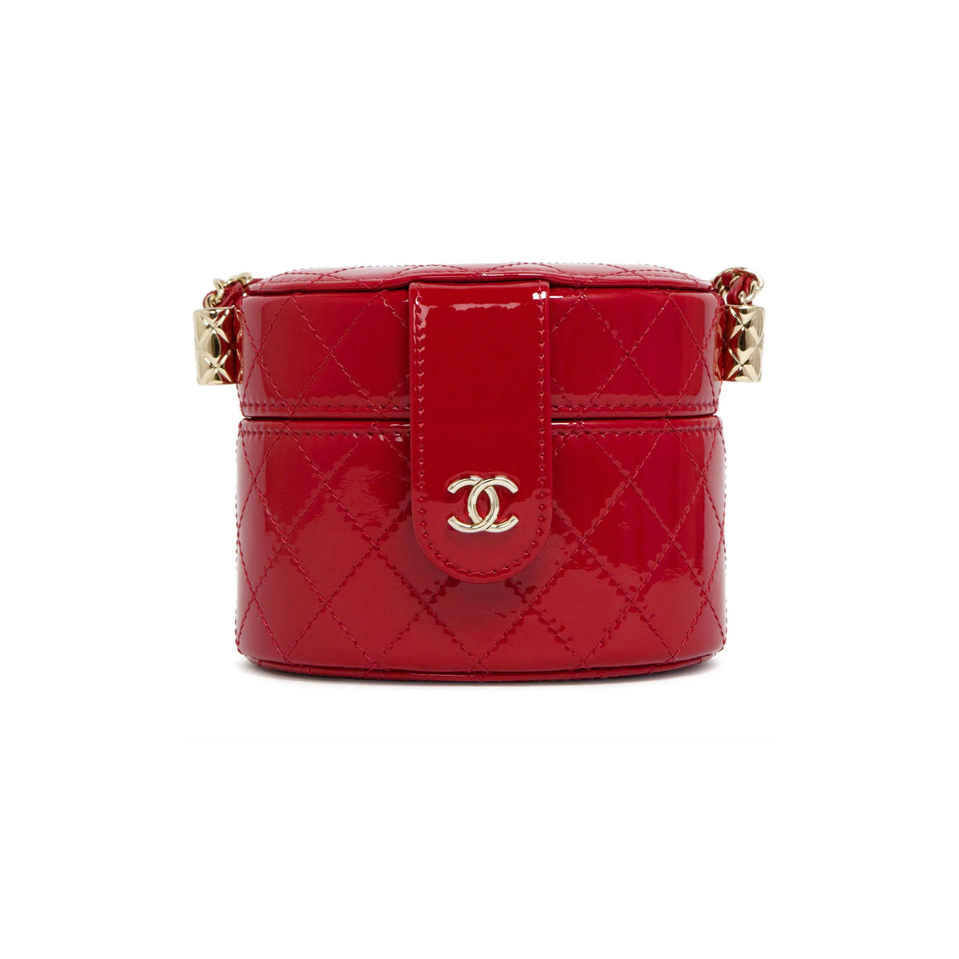 Chanel Micro Mini Gold Quilted Lambskin Leather Jewelry Box Crossbody –  House of Carver