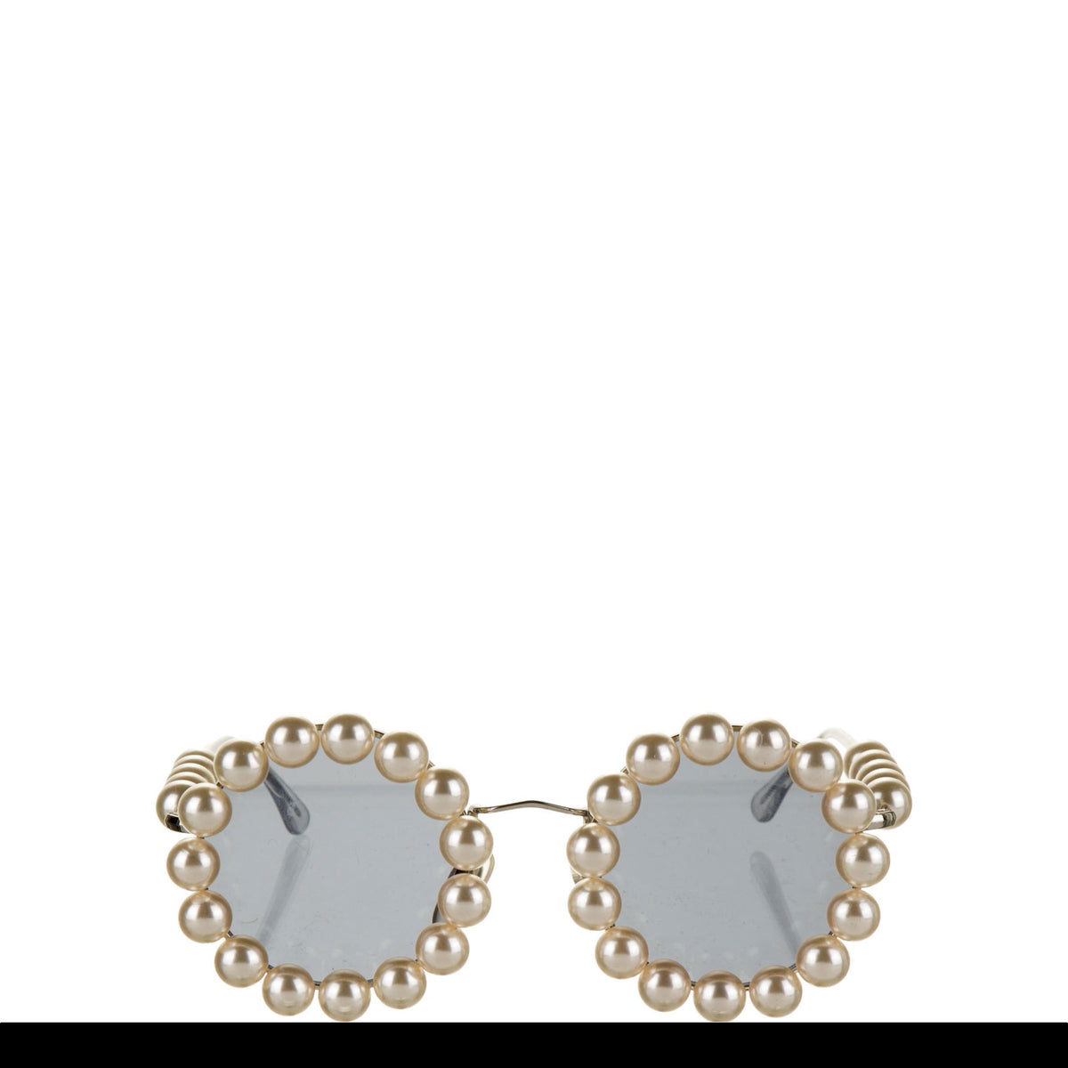 White Chanel Paris Round Sunglasses – Vintage Couture