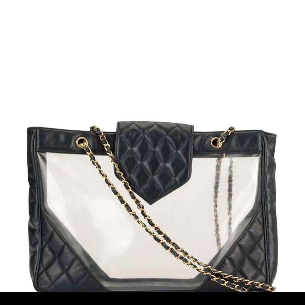 Chanel Transparent Quilted XL Tote Bag