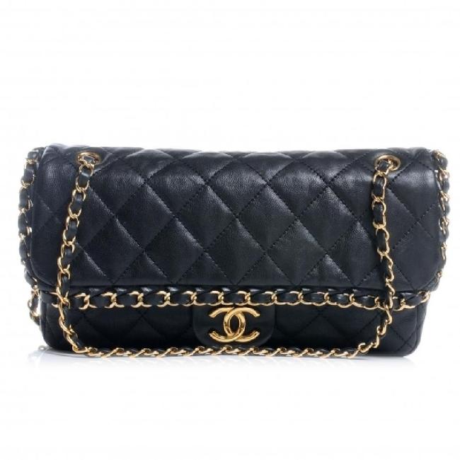 Chanel Classic Chain Me Around Jumbo Maxi CC Logo Shoulder Bag