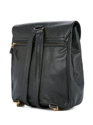 chanel black caviar leather backpack Chanel 2003 Caviar Leather Backpack