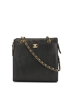 Chanel Shopping Shoulder Bag Vintage 90's Small Classic Black