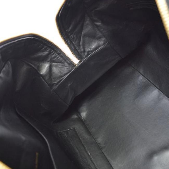chanel black xl jumbo weekender overnighter travel tote bag Chanel Shopping XL Quilted Jumbo Vintage 90's Runway Tote Black Calfsk – House of Carver