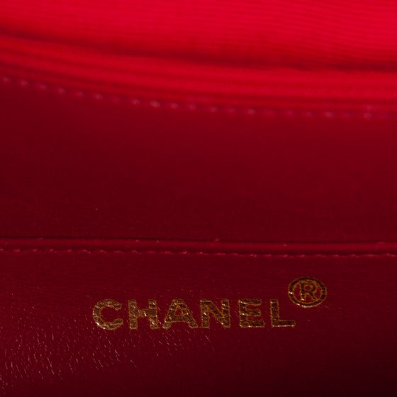 Chanel Red Caviar Vintage Briefcase