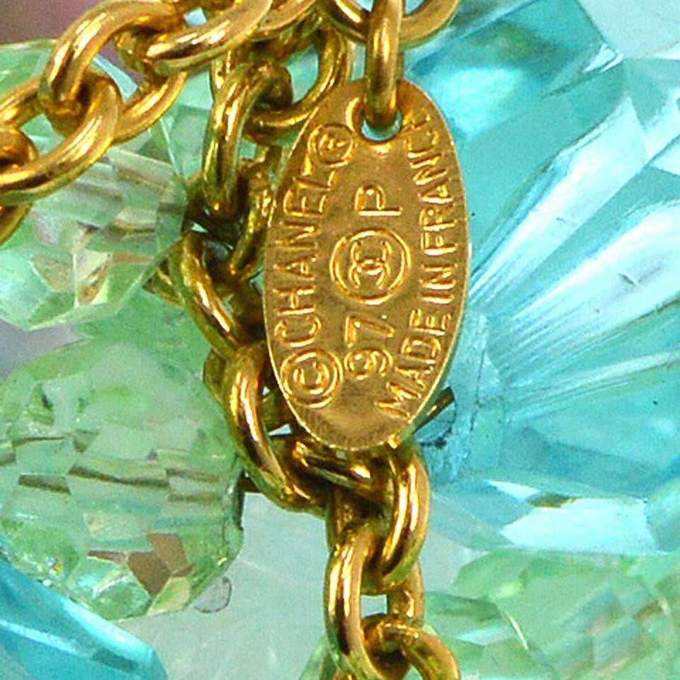 Chanel Minaudière Evening Mini Vintage 1997 Metallic Rare Cc Charm Gold  Clutch